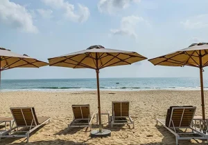 Stay at the beach.
