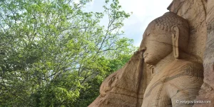 Polonnaruwa Ancient City, Gal Vihara rock statues