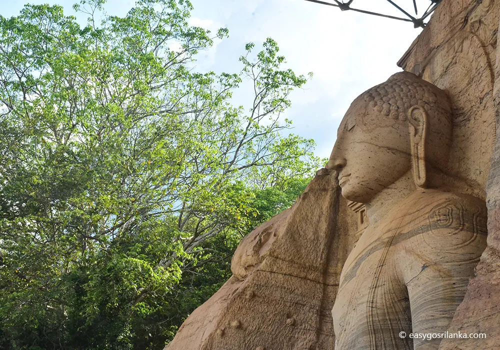Polonnaruwa Ancient City, Gal Vihara rock statues