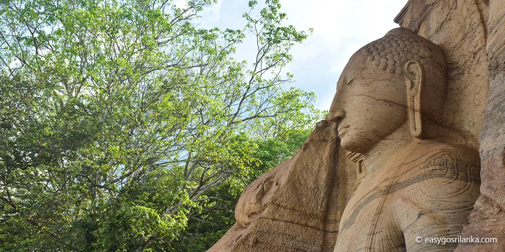 Polonnaruwa Ancient City, Gal Vihara rock statues