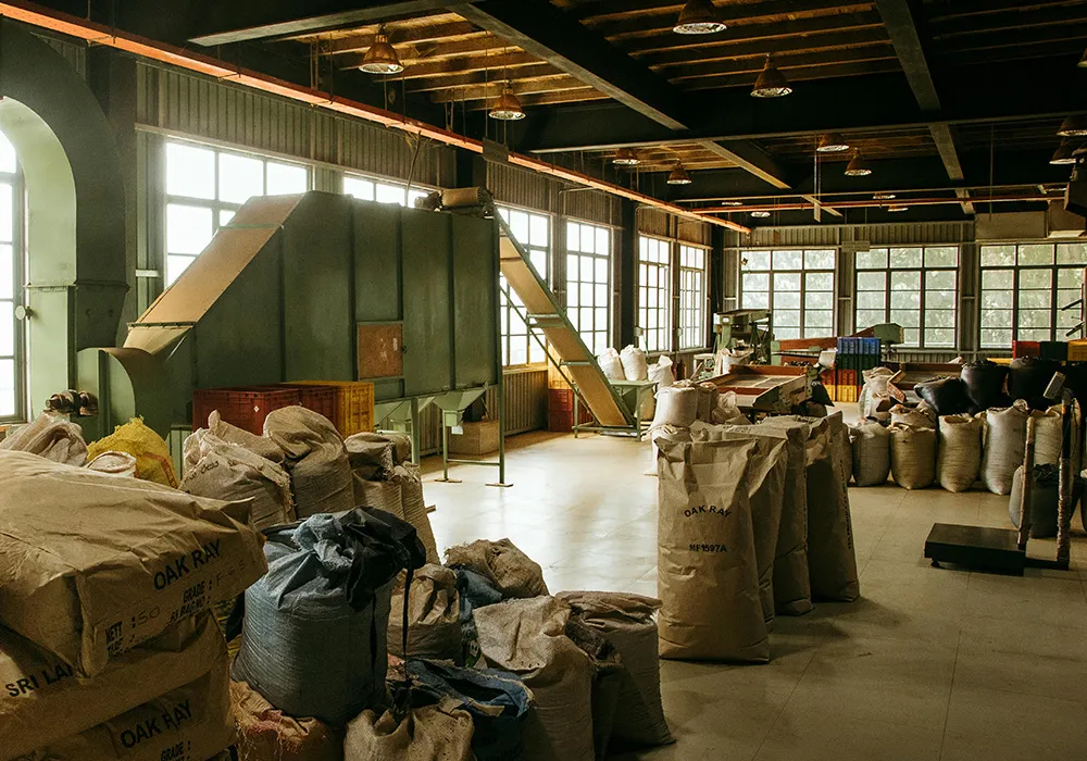 Sri Lankan tea factory