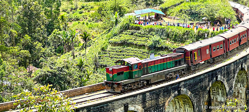 Scenic train ride to Ella