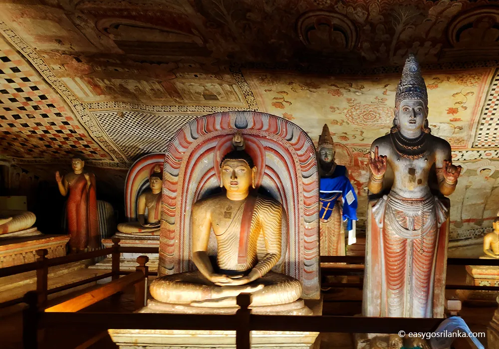 Dambulla Cave Temple, a UNESCO World Heritage site