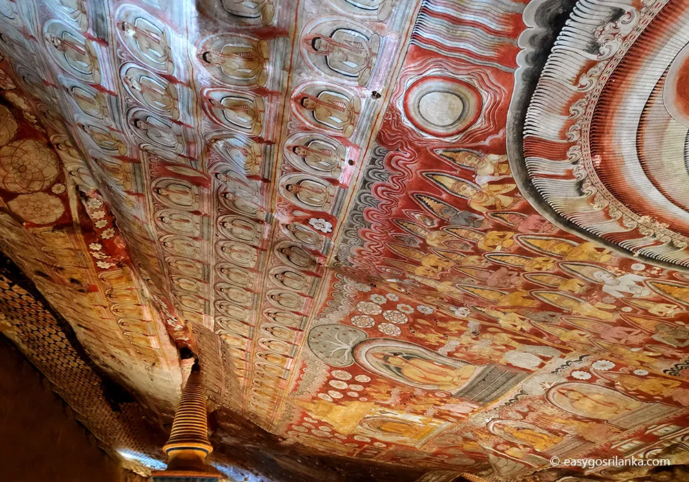 Dambulla Cave Temple, a UNESCO World Heritage site