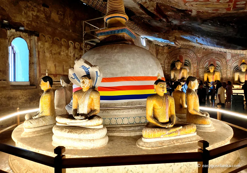 Dambulla Cave Temple, a UNESCO World Heritage site