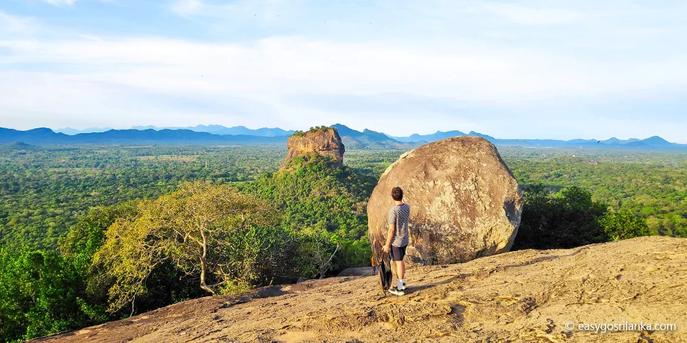 Sigiriya lion rock view