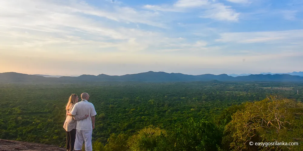 Romantic atmosphere, Sigiriya sunrise view