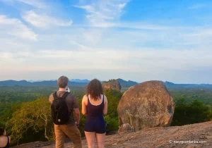 Romantic atmosphere, Sigiriya sunrise view