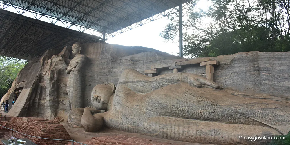Polonnaruwa, Gal Vihara rock statues