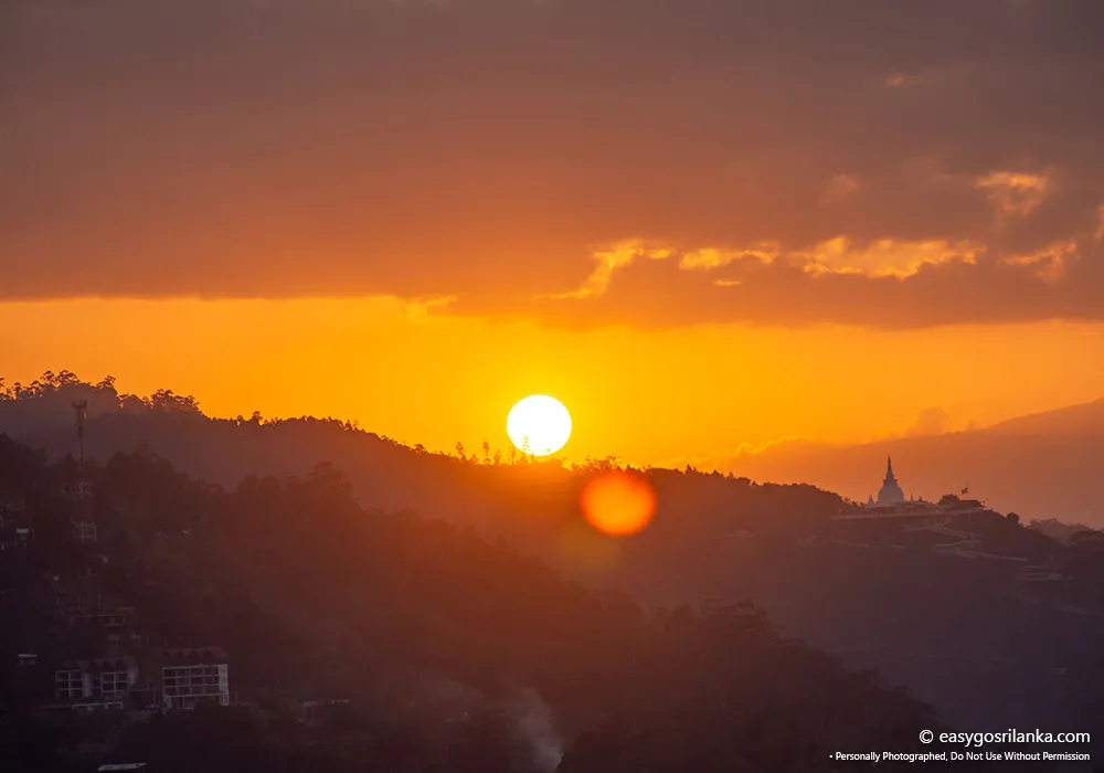 sun down, little Adam's Peak Summit
