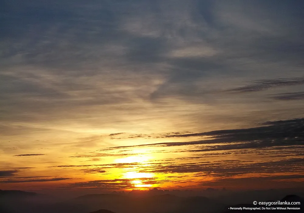 Sunrise Viewpoints in Sri Lanka—Adam's Peak